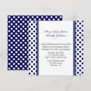 Search for polka dot square wedding invitations Stylish