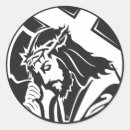 Search for jesus black and white stickers Cross
