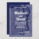 Search for maps wedding invitations Blue