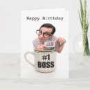 Search for funny boss birthday cards Nerd