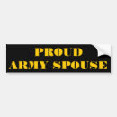 Search for husband wife bumper stickers Military
