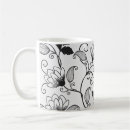 Search for black pattern mugs Floral