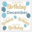 Search for december birthday stickers Born in december