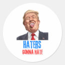 Search for no haters stickers Quote