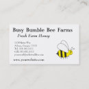 Search for honey bee business cards Organic