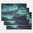 Search for northern lights wrapping paper Aurora borealis