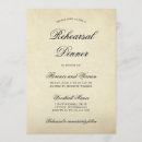 Search for vintage rehearsal dinner invitations Simple