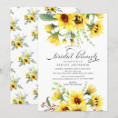 Search for sunflower bridal brunch invitations Greenery