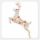 Search for deer silhouette stickers Elegant