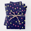 Search for navy blue and yellow wrapping paper Colourful