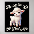 Search for the lost sheep posters Bible