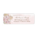 Search for boho return address labels Pink