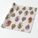 Search for pine cone wrapping paper Forest