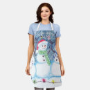 Search for vintage snowman aprons For her