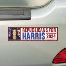 Search for merch bumper stickers Kamala harris