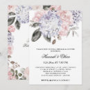 Search for hydrangea rehearsal dinner invitations White