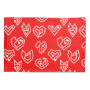 Search for valentine pillowcases Red