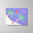 Search for beach scene canvas prints Blue