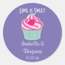 Search for sweet treat wedding stickers Dessert