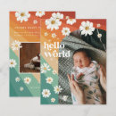 Search for boho birth announcement cards Photo collage