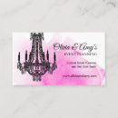 Search for chandelier business cards Sophisticated