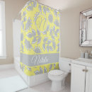 Search for yellow and grey shower curtains Summer