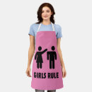 Search for funny feminist aprons Retro