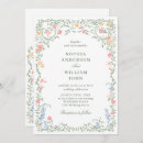 Search for pastel floral invitations Wildflower
