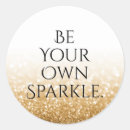 Search for sparkle quotes stickers Gold