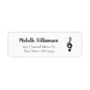 Search for violin return address labels Classical