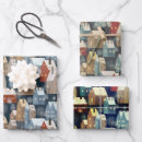 Search for village wrapping paper Whimsical