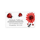 Search for red polka dot return address labels Girly