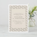 Search for monogram rehearsal dinner invitations Chic