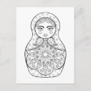 Search for russian postcards Matryoshka
