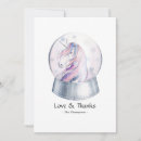 Search for glitter thank you cards Unicorn