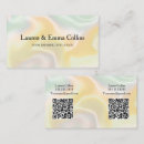 Search for dual business cards Two names