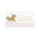 Search for merry go round return address labels Pink