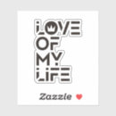 Search for love of my life stickers Music