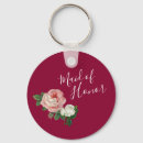 Search for maid of honor key rings Pink