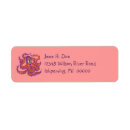 Search for comical return address labels Colourful