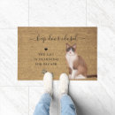 Search for funny cat garden outdoor Cat welcome mat