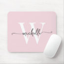 Search for elegant mouse mats Typography