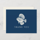 Search for fish thank you cards Nautical