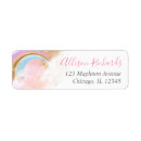 Search for pastel return address labels Colourful