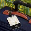 Search for luxury luggage tags Black and gold