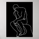 Search for rodin posters Thinking