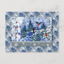 Search for winter robin christmas cards Vintage