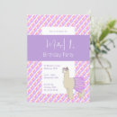 Search for llama 1st birthday invitations Floral