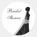 Search for bride silhouette stickers Bridal shower