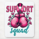Search for boxing gloves mouse mats Breast cancer awareness
